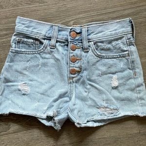 Old Navy denim shorts. Kids size 8.